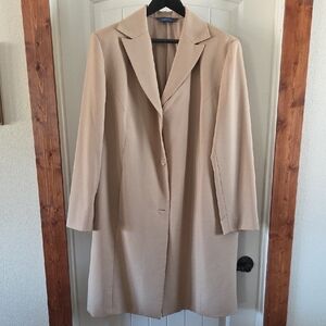 Austin Reed Elegant Tan Trench Coat Style